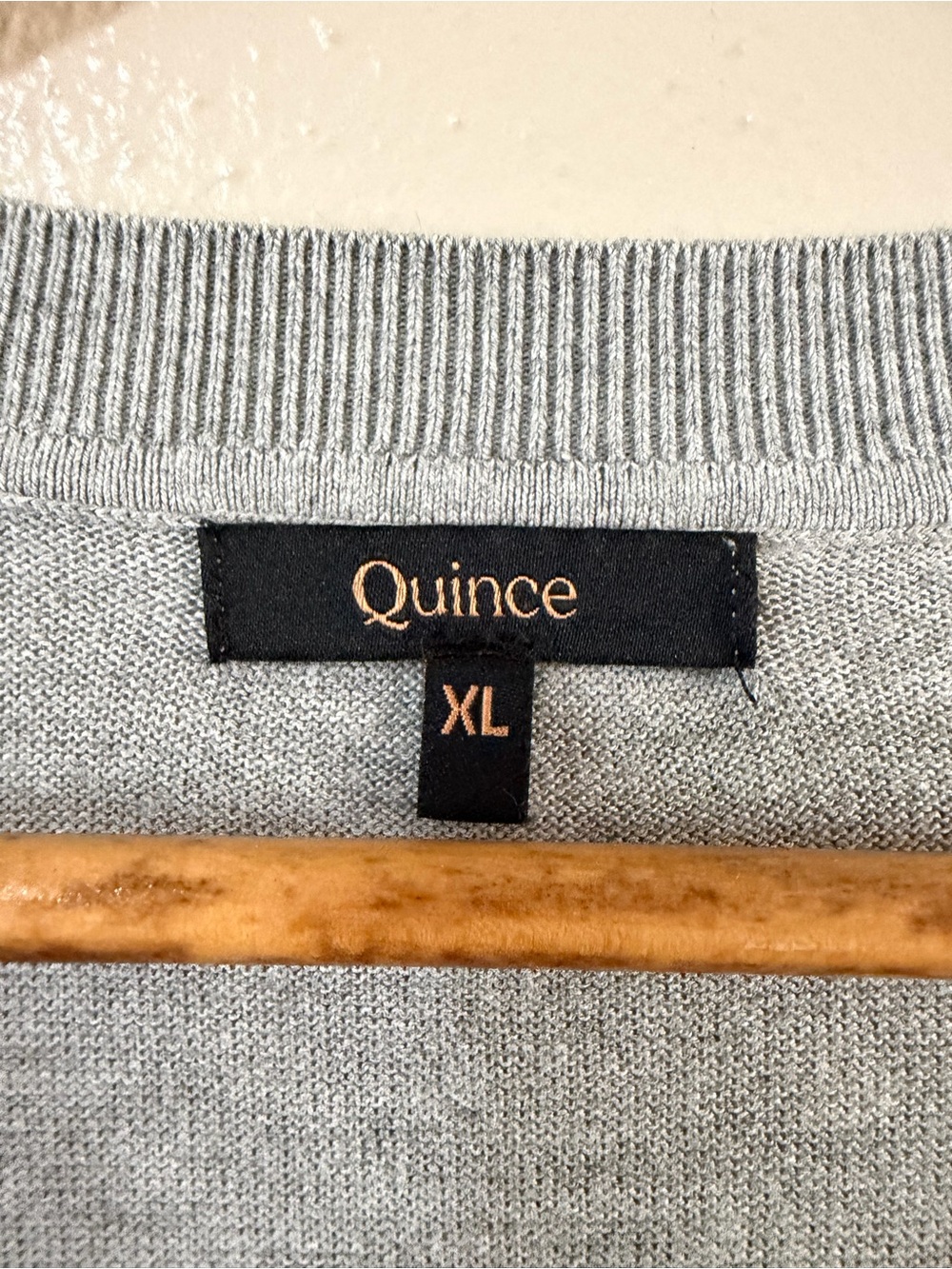 Quince | Lightweight Cotton/Cashmere V Neck Sweater XL - Picture 10 of 14